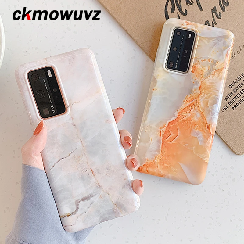Чехол для телефона Huawei P30 Lite P40 Pro P20 задняя крышка Mate 20 30 мягкий IMD силиконовый