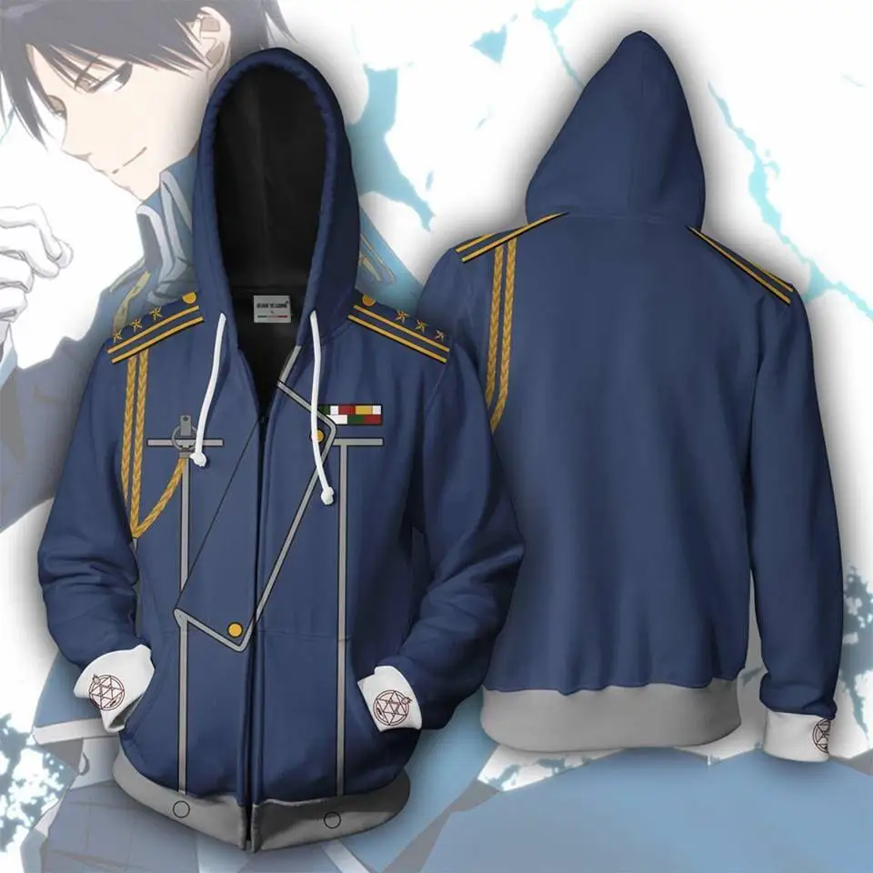 Bianyilong 2018 новые мужские повседневные спортивные толстовки с капюшоном Roy Mustang 3d