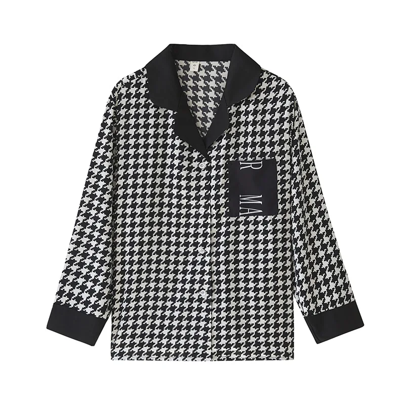 Long Sleeve Pajamas Autumn Long Sleeve Trousers Suit Fashion Pyjama Set Large Size Two-piece Nightwear Home Service Sleepwear