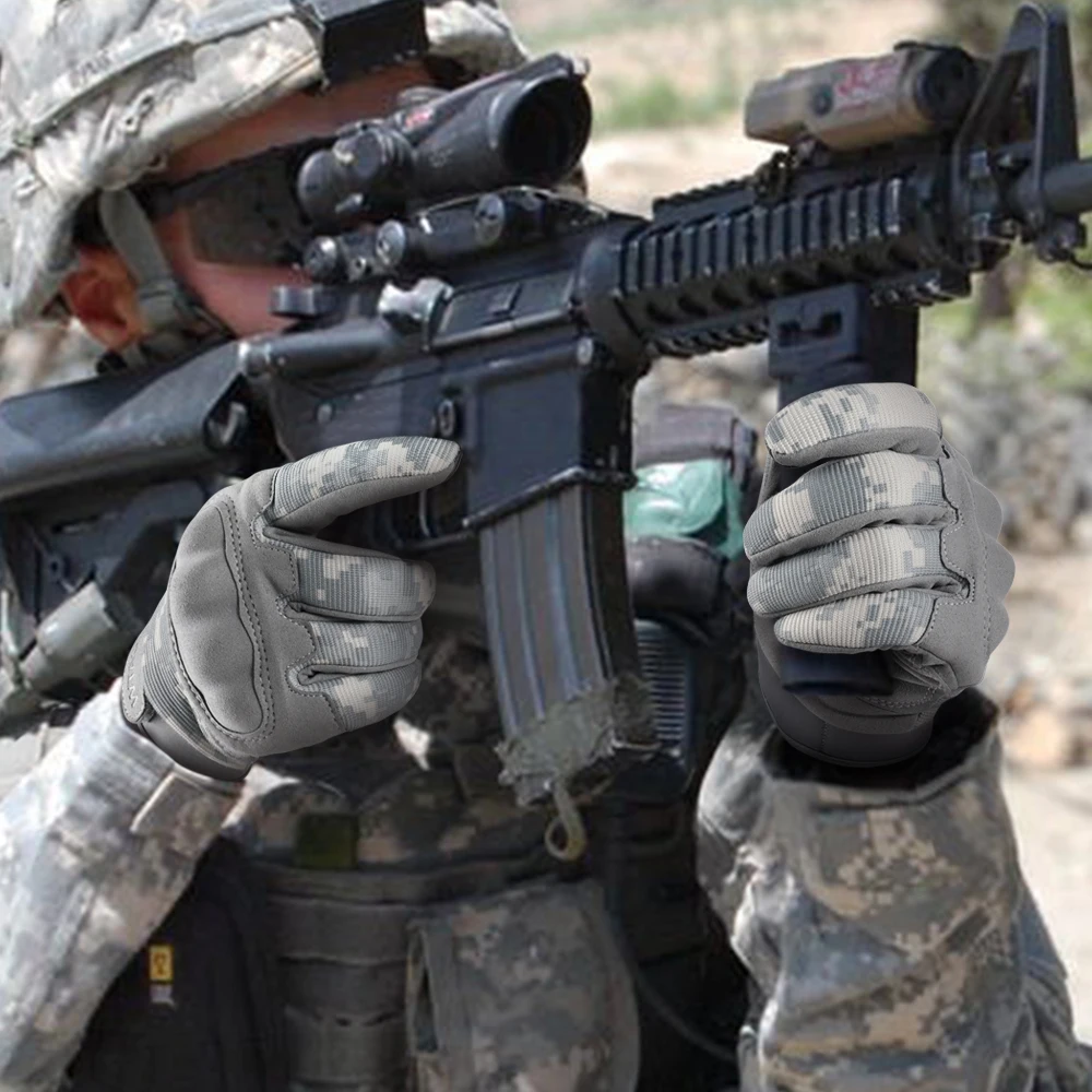 Перчатки на весь палец для страйкбола велосипедные перчатки камуфляжные