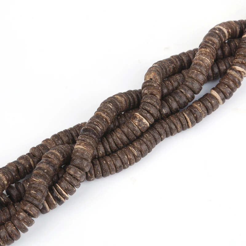 DoreenBeads винтажный коричневый кокосовый скорлупа Rondelle Свободные бусы Сделай Сам