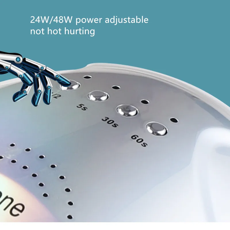 Машинка для стрижки 48 Вт УФ светодиодная лампа сушки ногтей со светодиодной