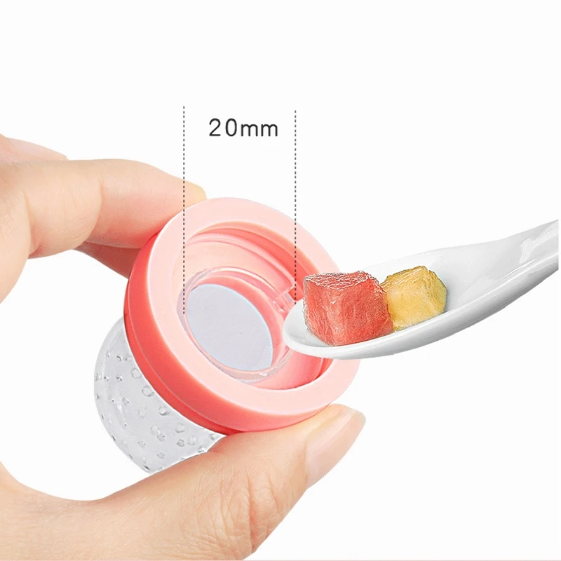 

1Pc Newborn Baby Fruit Vegetables Feeding Nipple Food Supplement Bite Juice Feeder Pacifier Cartoon Bear Teether Soother Toys