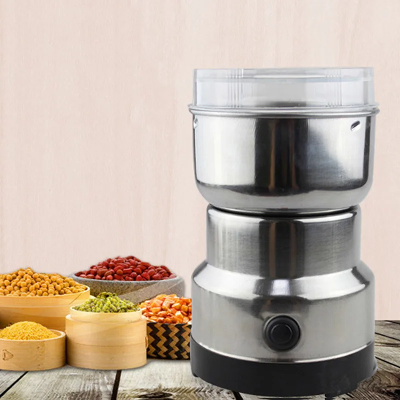 

Multi-functional Electric Grinder Practical Grains/Nuts/Spices/Herbs/Coffee Bean Grinding Machine Kitchen Accessory With EU Plug