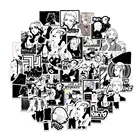 103050 шт. черно-белая серия Токио мстители граффити чемодан для скейтборда мобильный Блокнот подарок игрушка наклейка оптовая продажа
