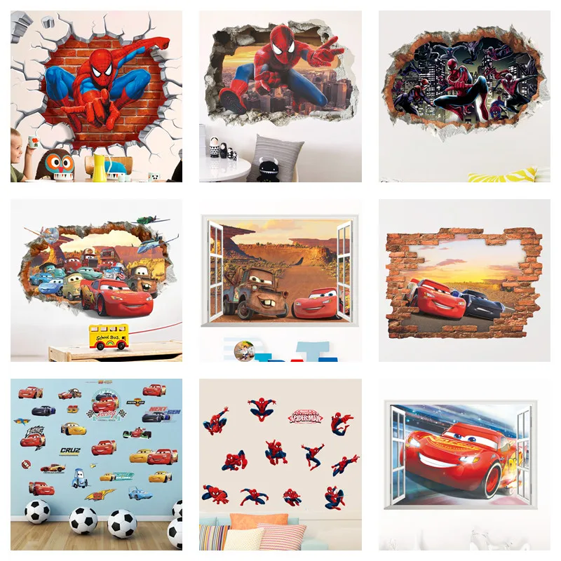 Настенные водонепроницаемые виниловые наклейки с 3D изображением Халка Брюса