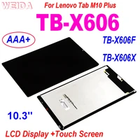 original new 10 3 for lenovo tab m10 plus tb x606f tb x606x tb x606 lcd display touch screen digitizer assembly lcd replacement
