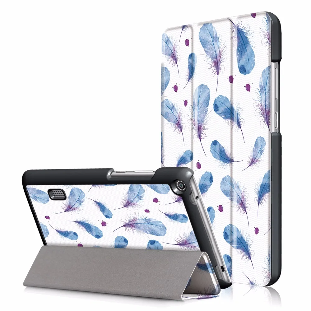 Чехол из искусственной кожи для huawei MediaPad T3 7 дюймов BG2-W09 смарт-чехол подставка