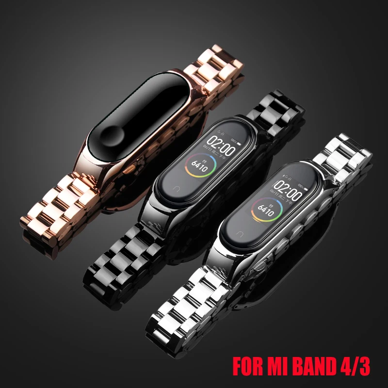 2в1/упаковка для Mi Band 4 ремешок с защитной пленкой для экрана для Mi Band 4 браслет Miband 4 браслет металлический ремешок аксессуары
