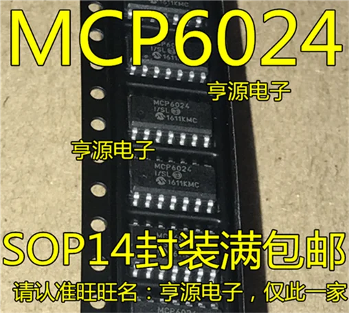 

MCP6024 MCP6024-E/SL MCP6024-I/SL SOP14