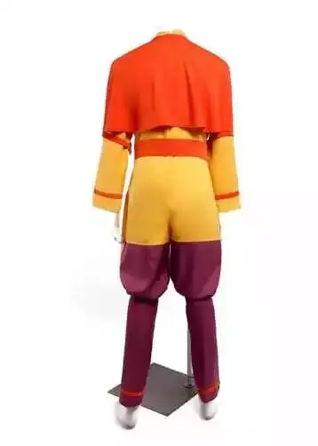 Фильм Аватар Последний Airbender Аватар Aang Косплей Костюм Униформа костюм для Хэллоуина для мужчин взрослых может на заказ
