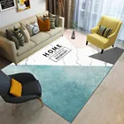 Ковер с геометрическим принтом для гостиной, современный утолщенный простой ковер для спальни, гостиницы, моющийся напольный коврик