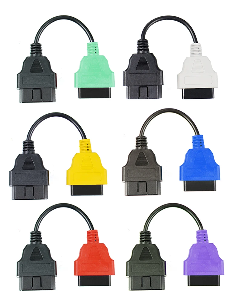 Профессиональный для FiatECUScan адаптер OBD OBD2 разъем ABS подушка безопасности obd2