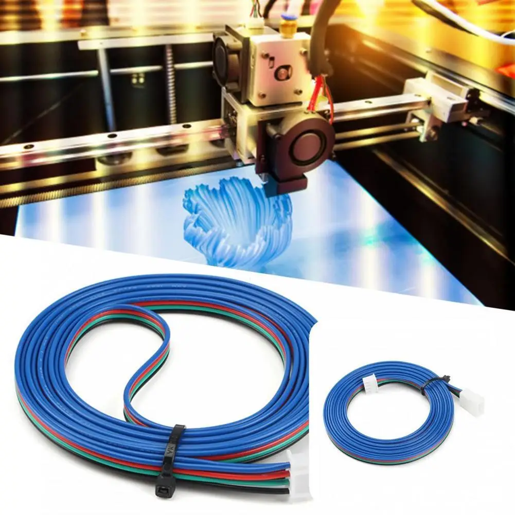

Профессиональный шнур для 3D принтера 24AWG, 2 м, синий, яркая Совместимость