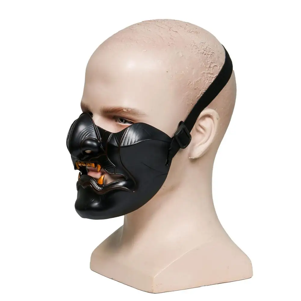 Резиновая маска призрак Цусимы Сакай для косплея японская Шимура на половину