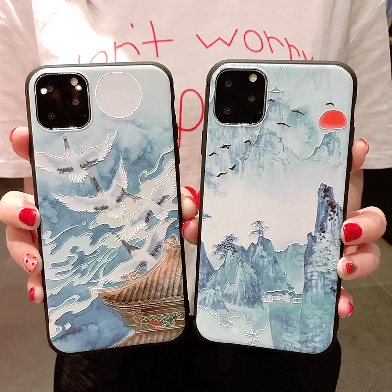 Soft TPU Phone Case for Xiaomi Redmi Note 8 7 6 5 5A K20 Pro 4X Mi 9 A2 5X A3 Lite Luxury Relief Silicone Back Cover Casing |