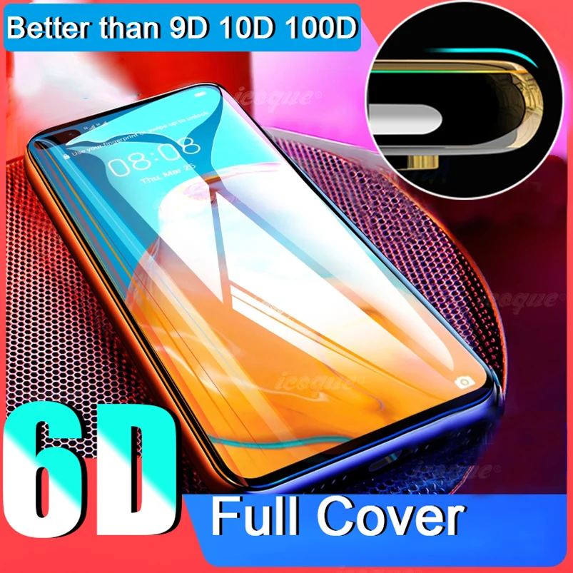 Закаленное стекло 6D для Xiaomi Poco X3 Pro Nfc M3 F2 F3 Pocox3 x3pro Mi 10t 8 9 Lite A2 A3 Redmi Note Защитное