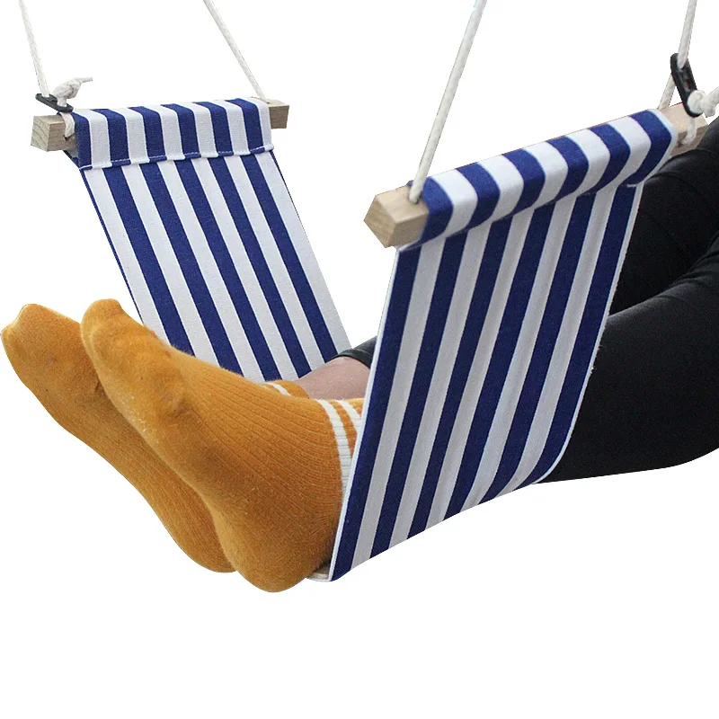 Офисный мини гамак для ног подставка под заказ офисных Холщовый 8 26|Качели двора| |