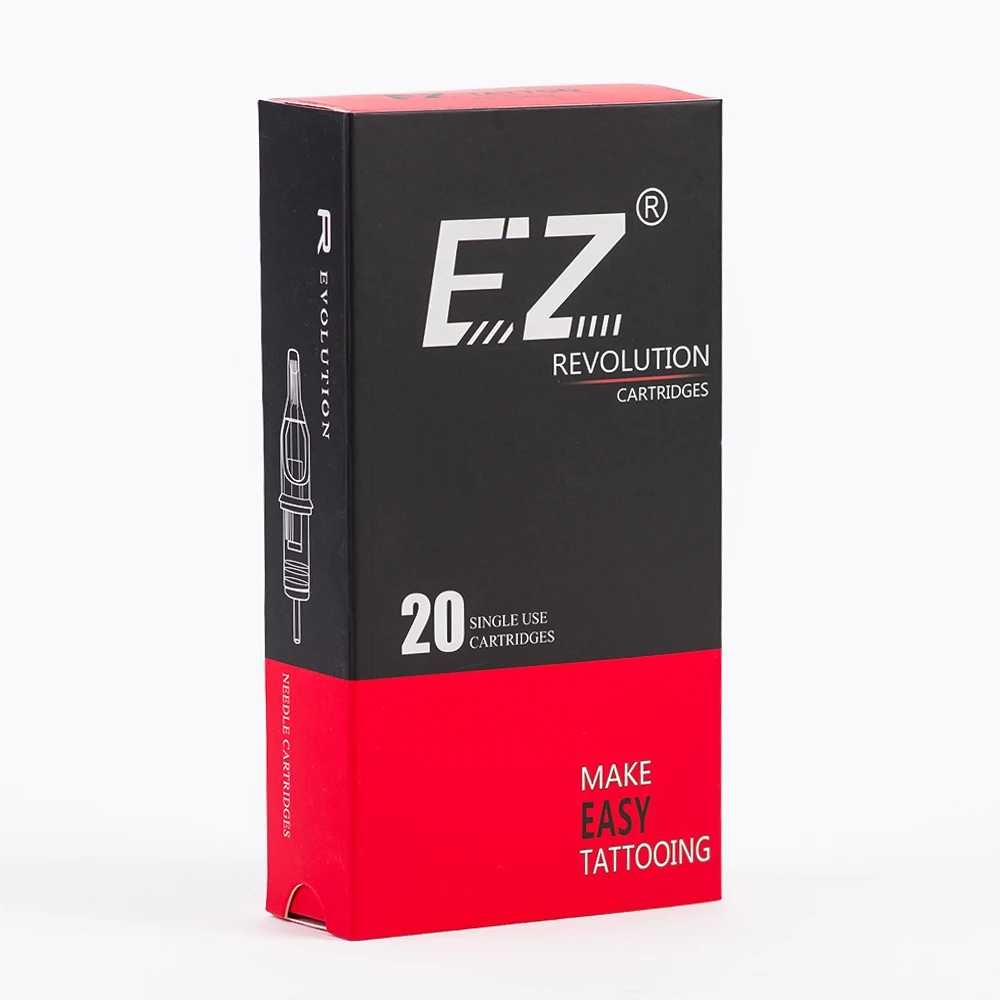 RC1215M1C-1 EZ Revolution Cartridge Needles Curved Magnum 0.35 mm Tattoo Long Taper 5.5 for Machines | Красота и здоровье