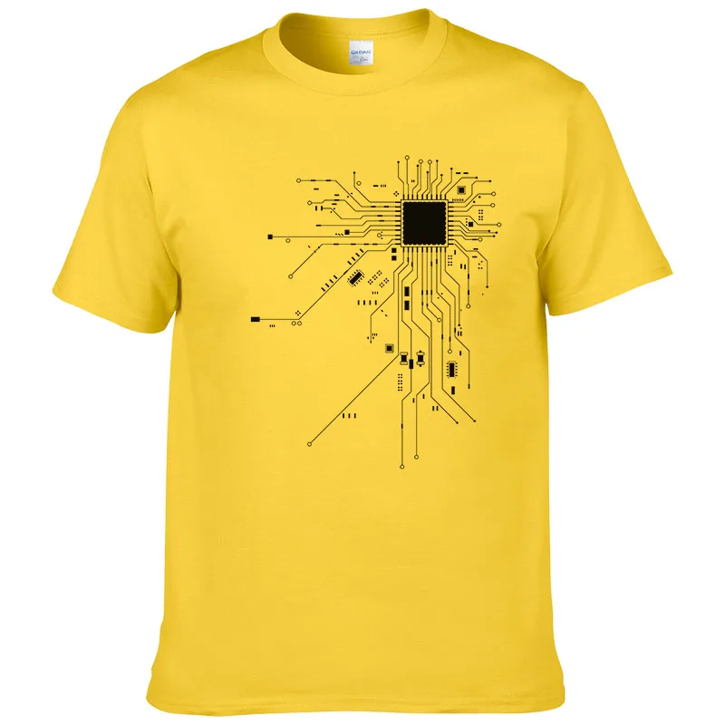 

Computer CPU Core Heart T-Shirt Men's GEEK Nerd Freak Hacker PC Gamer Tee Summer Short Sleeve Cotton T Shirt Euro Size #303