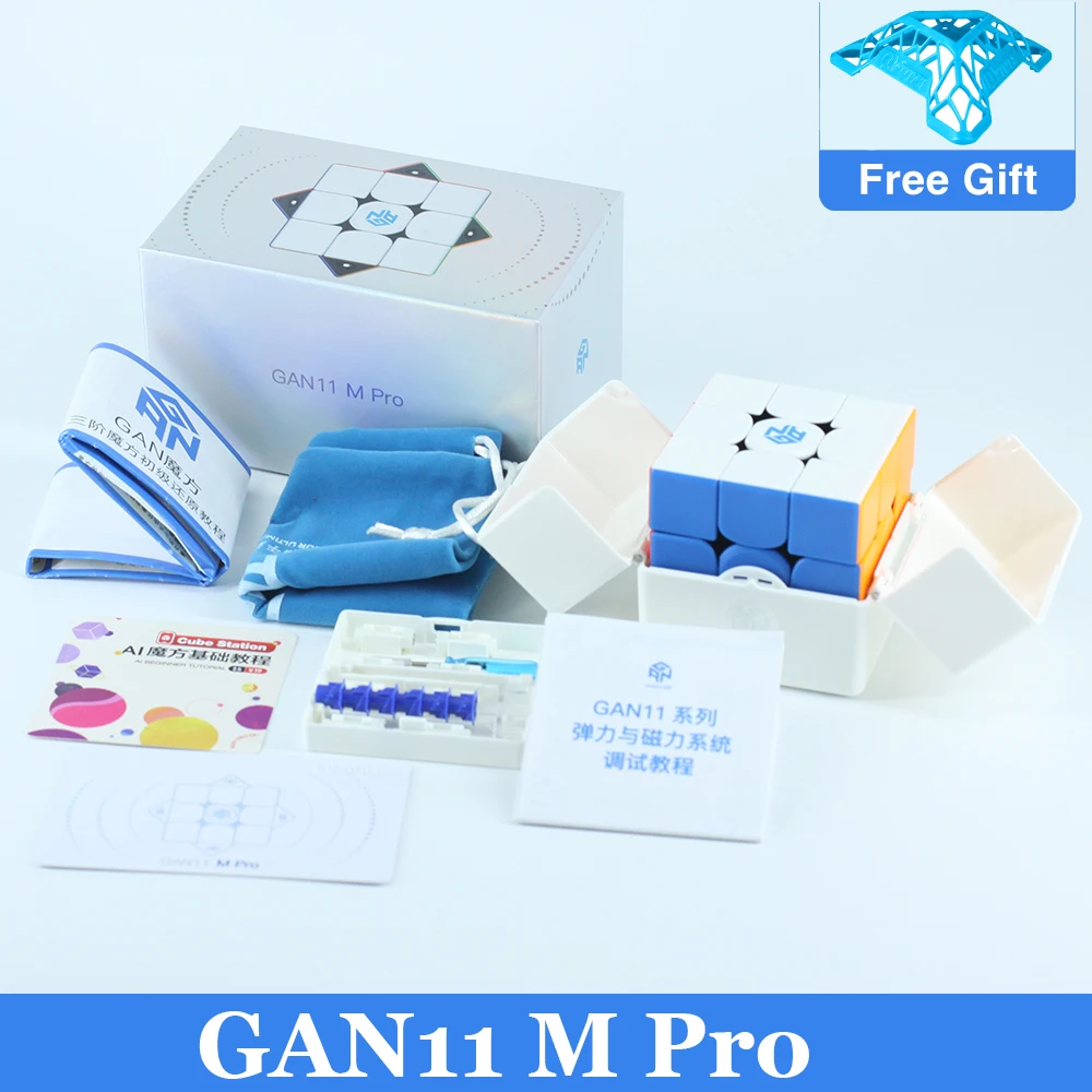 GAN 11 M Pro 3x3x3 magn&eacute;tico cubo m&aacute;gico de velocidad, UV suave, profesional, juguetes antiestr&eacute;s, para el juego, regalos para ni&ntilde;os, juguetes para ni&ntilde;os-3