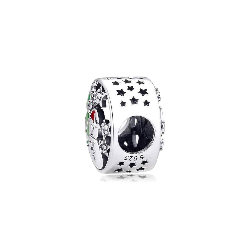 CKK Fit Pandora браслет ожерелье из стерлингового серебра 925 пробы снеговик