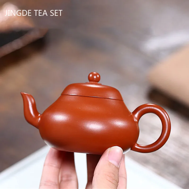 Yixing Boutique Tea Pot Master Handmade Purple Clay Teapot Kettle Chinese Raw Ore Teaware Tie Guanyin Tea Ceremony Gifts 90ml