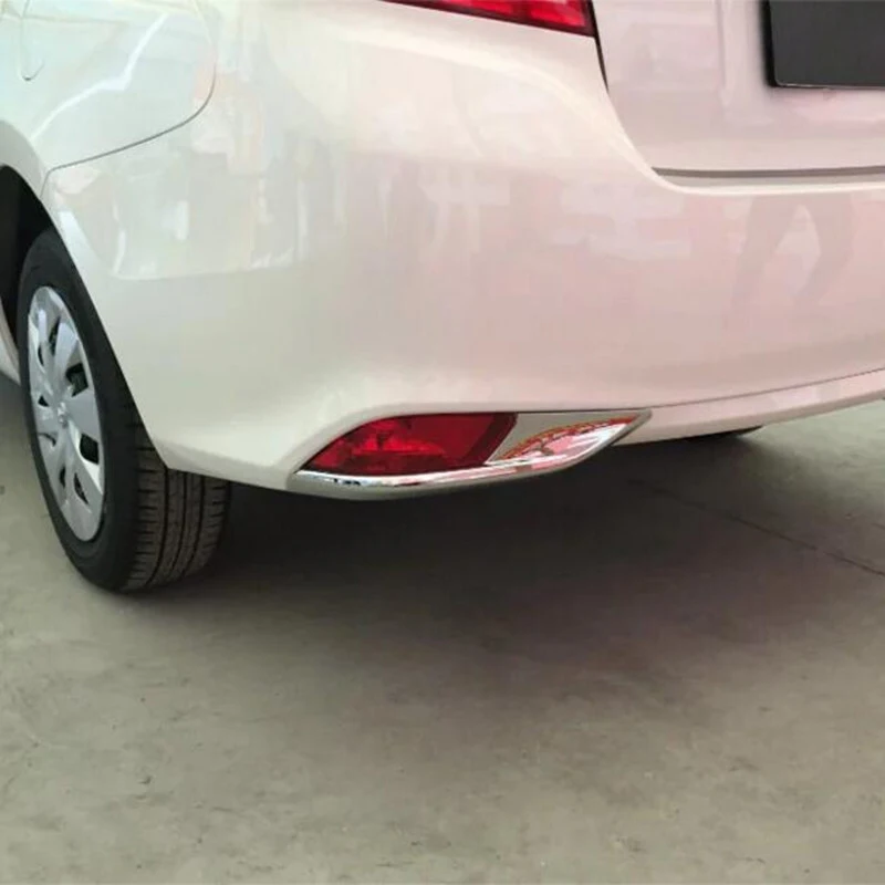 Для Toyota Vios/Yaris седан 2017 2018 ABS хром задняя противотуманная фара лампа светильник