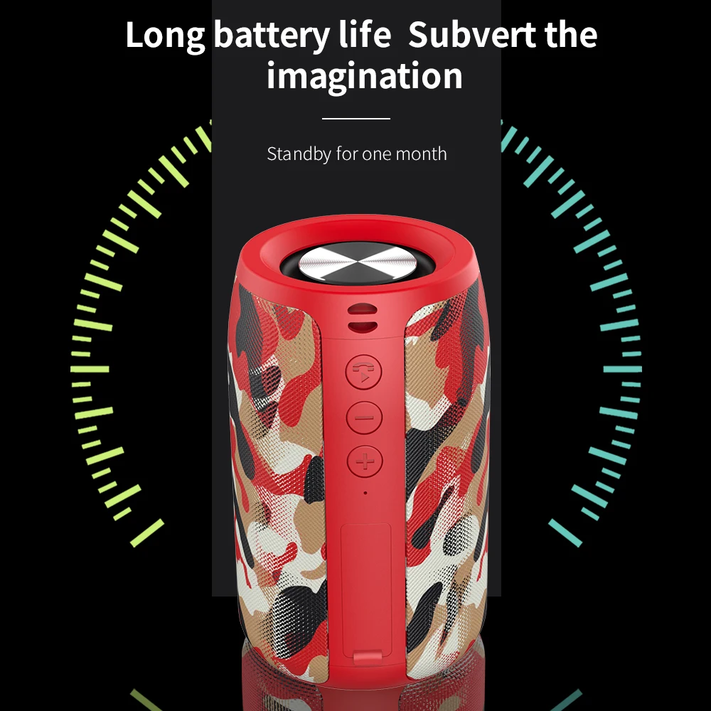 Мини Портативный HIFI беспроводной Bluetooth динамик S32 сабвуфер с FM радио Колонка