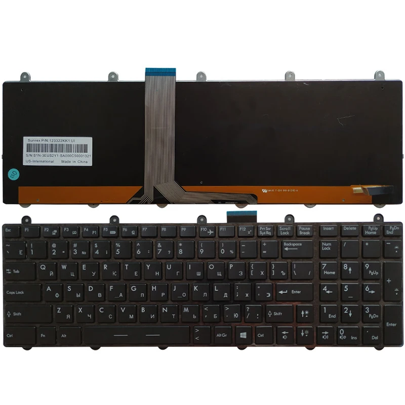 Русский/RU Клавиатура ноутбука для MSI GP60 GP70 CR70 CR61 CX61 CX70 CR60 GE70 GE60 GT60 GT70 GX60 GX70 0NC 0ND
