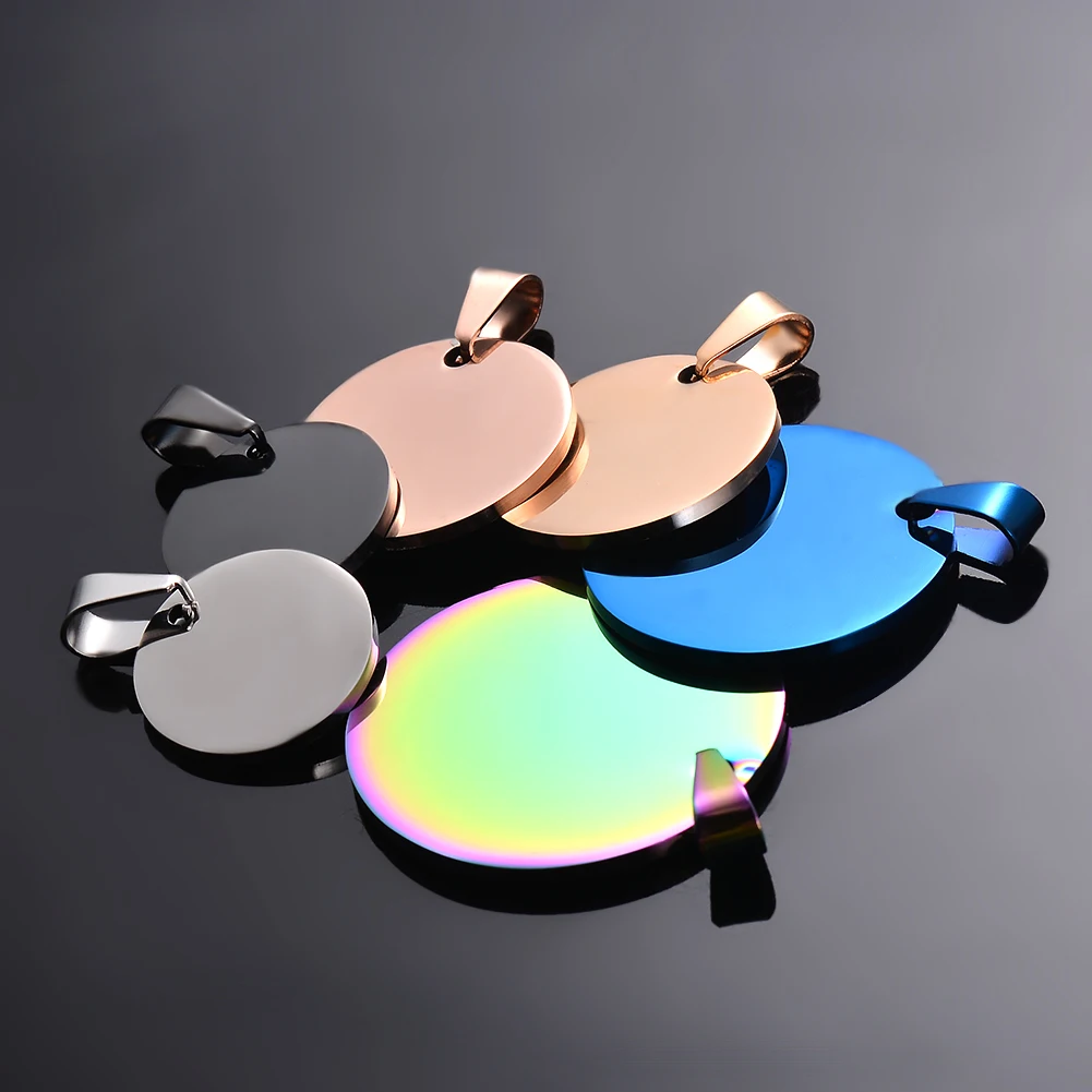 10 шт. круглые подвески в стиле милитари 6 цветов|Ожерелья с подвеской| |