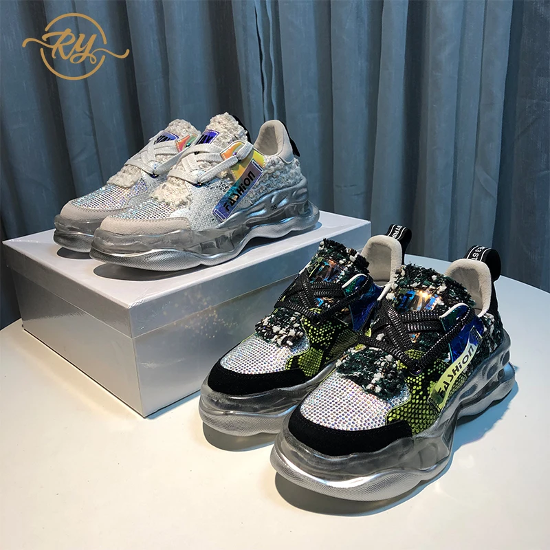 RY-RELAA женские кроссовки обувь 2018 года модная роскошная дизайнерская для женщин из