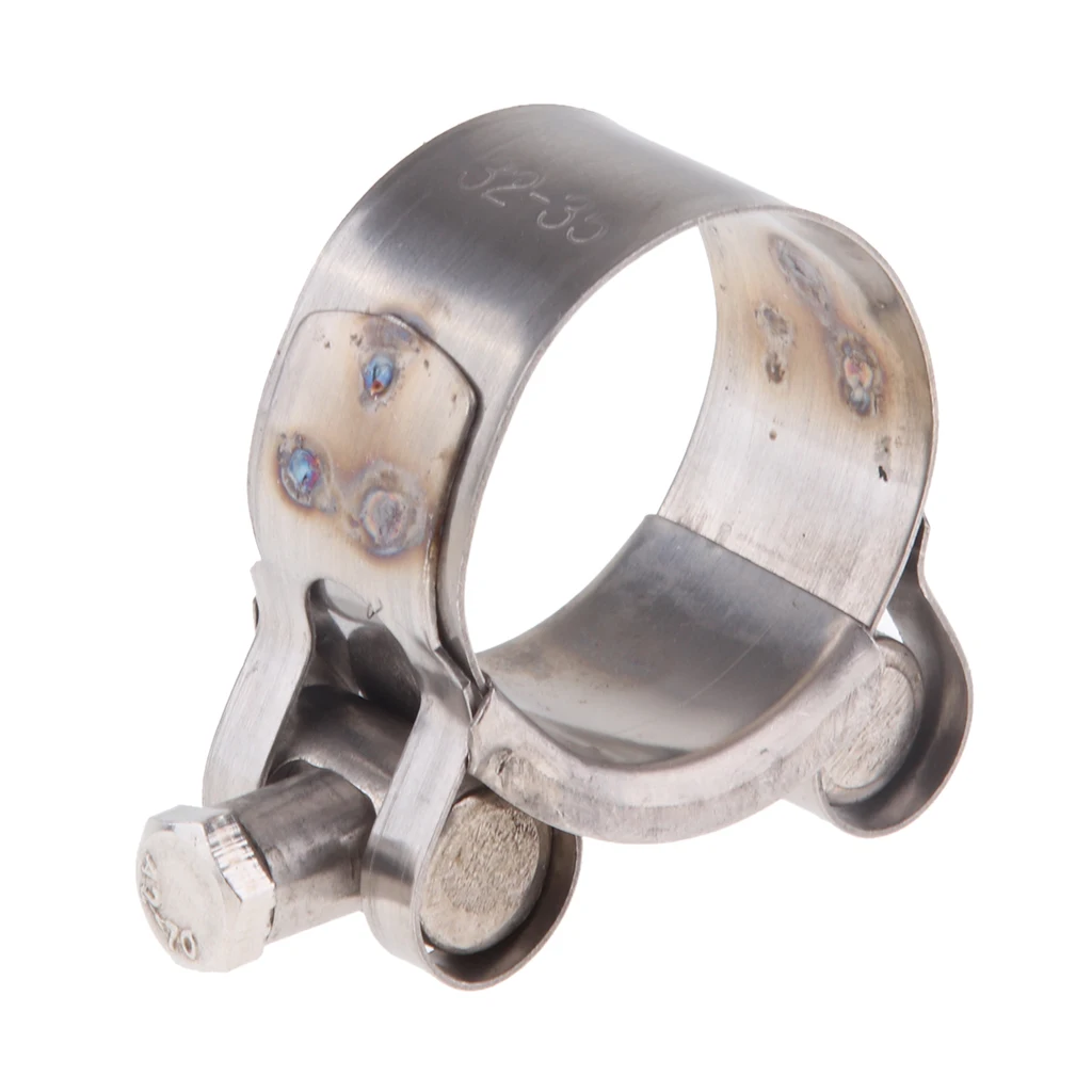 

Stainless Steel Clamp Clip for Motorcycle Bike Exhaust Muffler Pipe