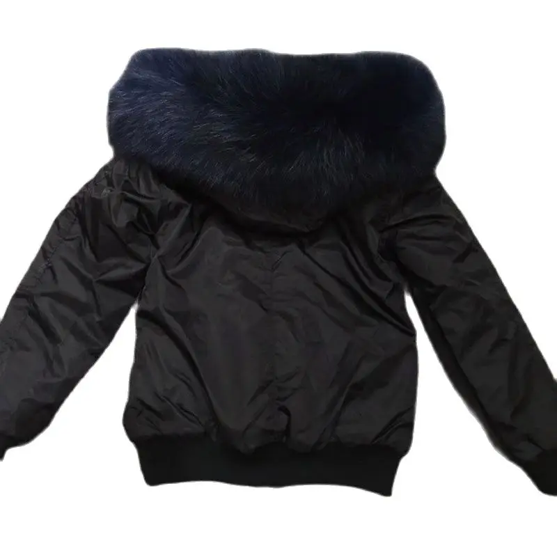 Deepblue меховая Водонепроницаемая тканевая летная куртка-бомбер Повседневная