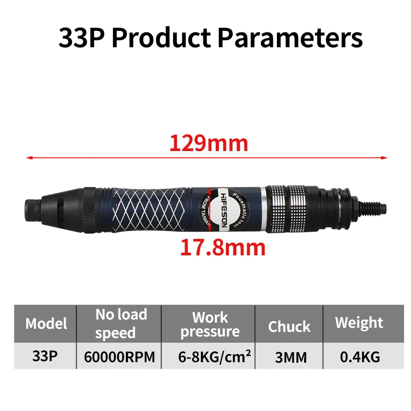 

Пневматическая высококонцентричная шлифовальная ручка HIFESON 66P, полировальная машина, Шлифовальная головка, гравировальный станок, инструмент для ремонта шин мини шлифовалная машина шлиф овальная машинка гриндер пне