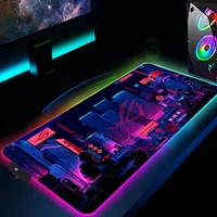 led mousepad asus rog gaming mouse pad 900x400 large keyboard rubber speed desk accessories computer rug laptop carpet cs go mat
