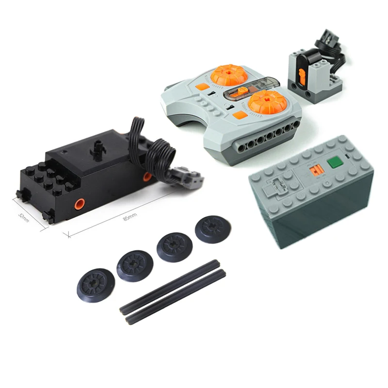 MOC IR RC Гусеничный пульт дистанционного управления Мотор мощность функция Поезд