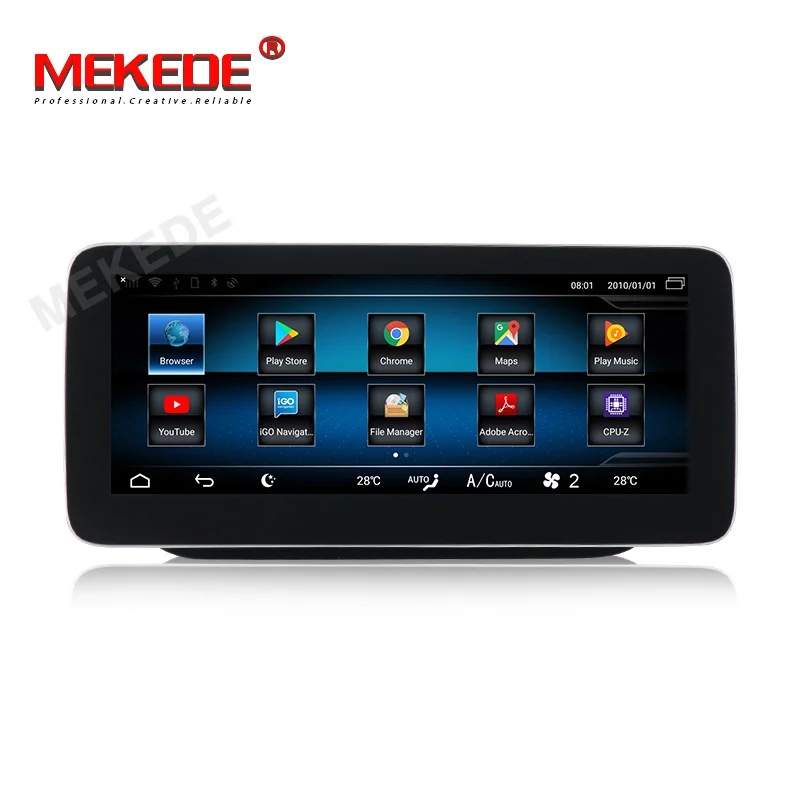 Автомобильный dvd плеер Mekede 10 25 дюймов android gps навигация для Mercedes Benz B Class W245/W246 2011 2018