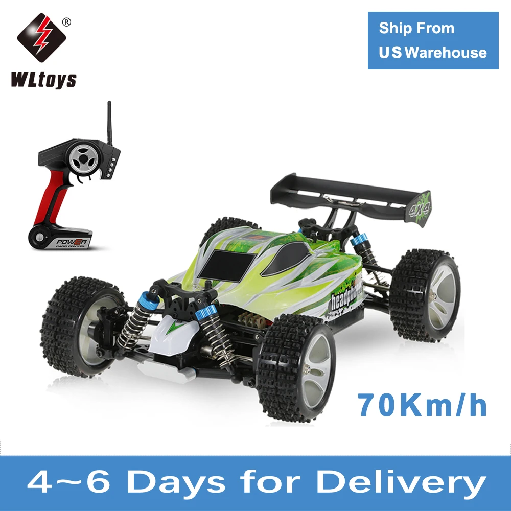 Радиоуправляемая машина WLtoys A959 A959B 1/18 70 км/ч высокоскоростная Гоночная машина 540 матовый мотор 4WD внедорожный пульт дистанционного управления электрический автомобиль RTR RC игрушка
