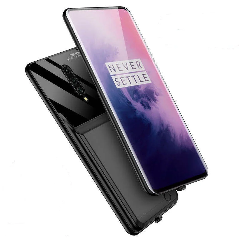 6000MAH  Battery Charger Cases For Oneplus 7T Pro Power Bank Case Charging Case For Oneplus 7 T Battery Power Case Capa