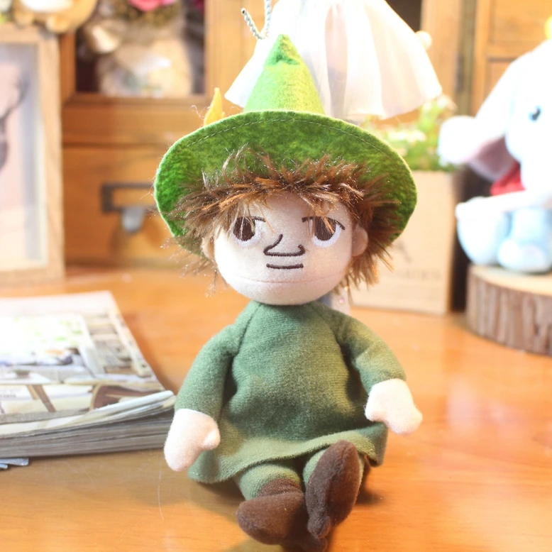 

Original Japanese Anime Cartoon Snufkin Sitting position Plush toy dolls