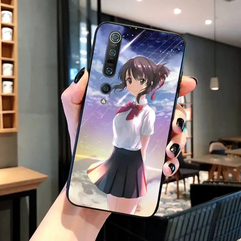 

You name Phone Case Black Cover For Xiaomi 6X 8 8Lite 9T 10 10Lite Note 8 8T 9Pro 9Promax Cases