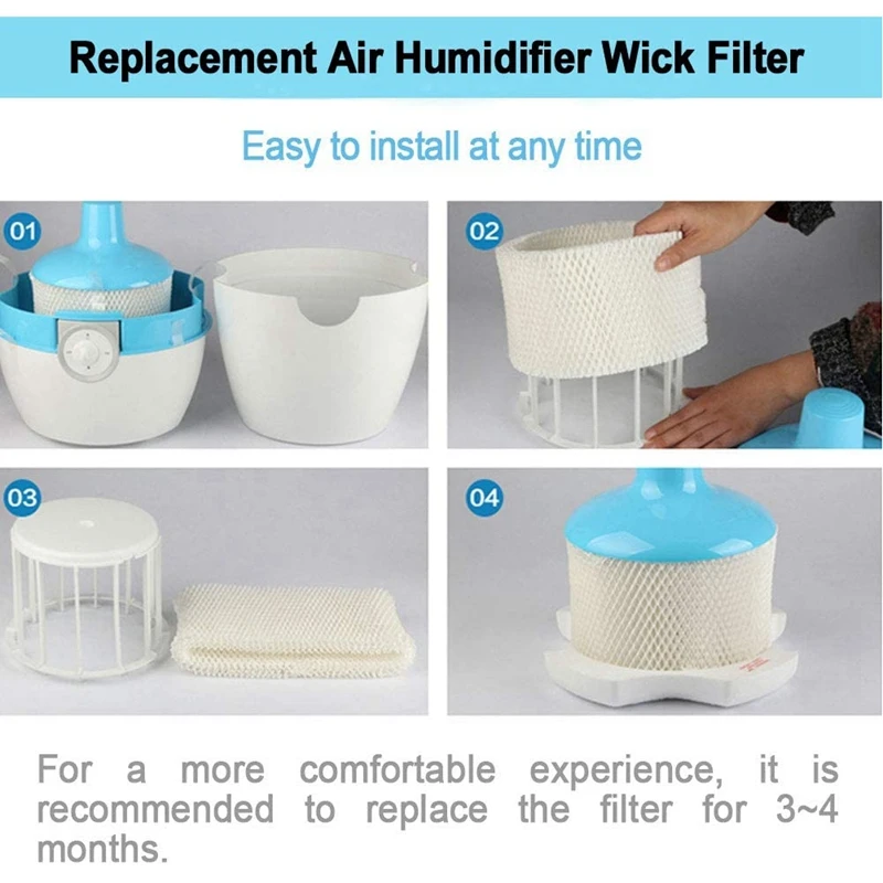 

Replace Air Humidifier Wick Filter for HU4801/02/03 HU4102 HU4801 HU4803 HU4811 HU4813 Humidifier Parts (8Pcs)