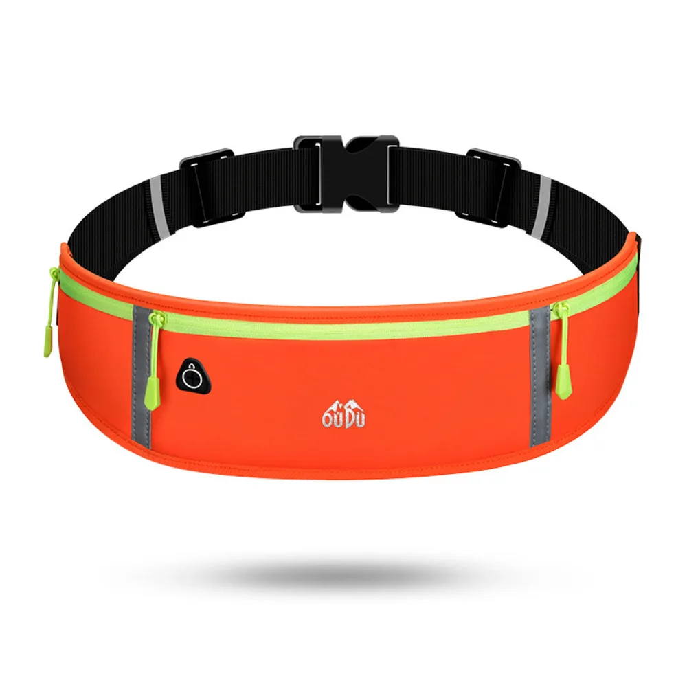 

New Outdoor Nylon Sports Waist Bag Running Mobile Phone Men's And Women's Waterproof Belt Fitness Small Invisible Equipment