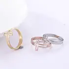 Супернатуральное кольцо с крестом для мужчин и женщин, регулируемые кольца из нержавеющей стали, христианские религиозные украшения, подарки для пар