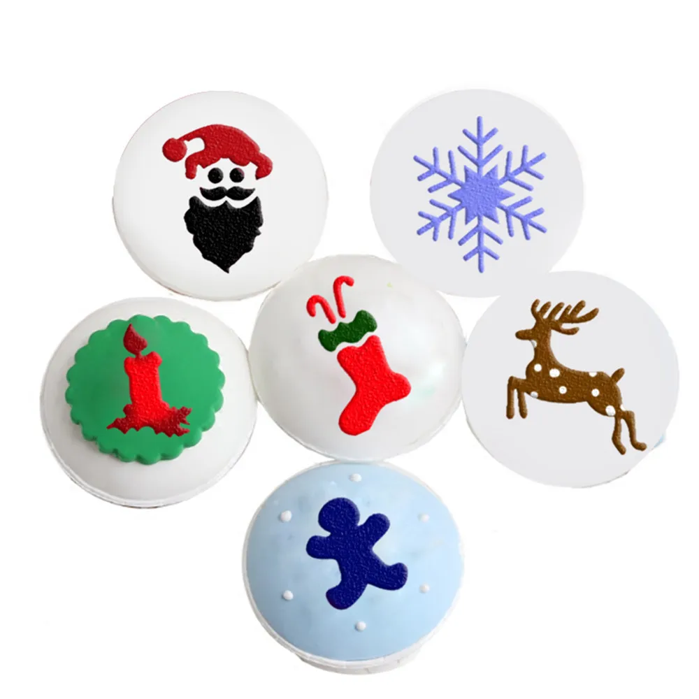 Украшение для дома 1 шт. DIY Рождественский торт кофе Форма Кофе Молоко кекс Шаблон