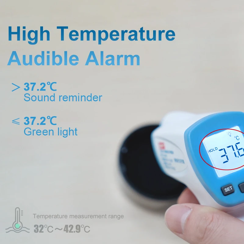 Цифровой инфракрасный термометр бесконтактный высокотемпературный