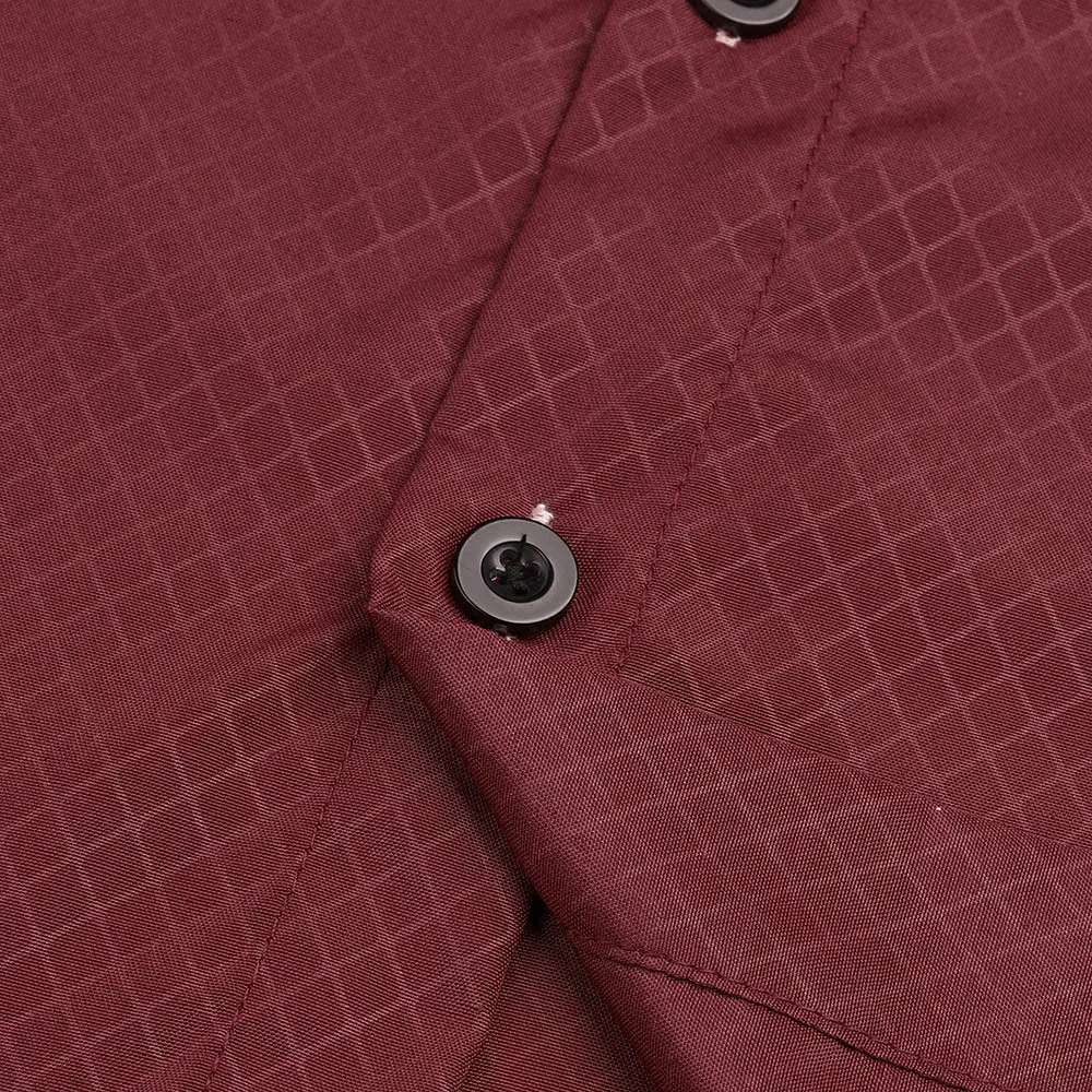 

Men's Luxury Business Shirts Long Sleeve Business Shirt Men's Casual Formal Polka Slim Fit Long Sleeve Shirt Top Camisa