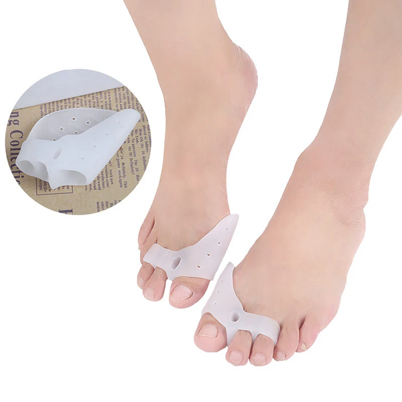 

2 шт., силиконовый разделитель для большого пальца ноги, при вальгусной деформации
