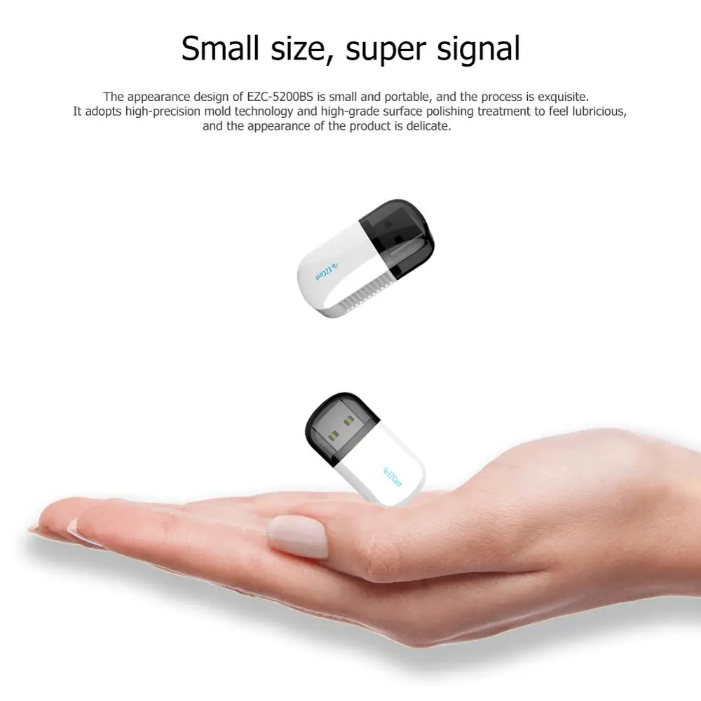 

2 in 1 Portable 650Mbps Dual Band USB 2.0 WiFi Dongle 2.4GHz+5.8GHz Wireless Network Card Wireless 4.2 Adapter New